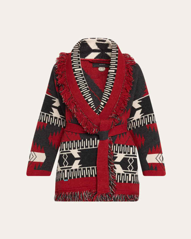 Icon Jacquard Cashmere Cardigan
